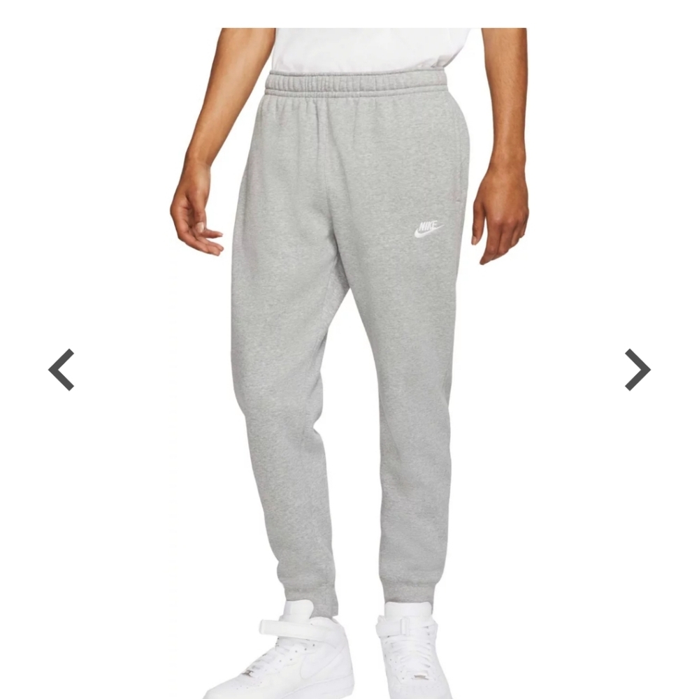 Nike Men's Gray Fleece Joggers Small EUC